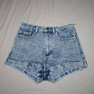 American Apparel high waist shorts
